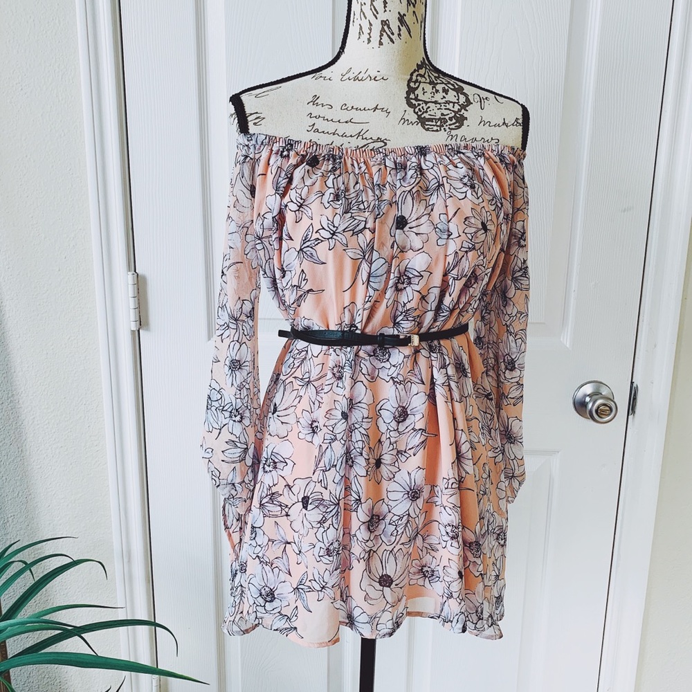 By together women’s floral off the shoulder blouse